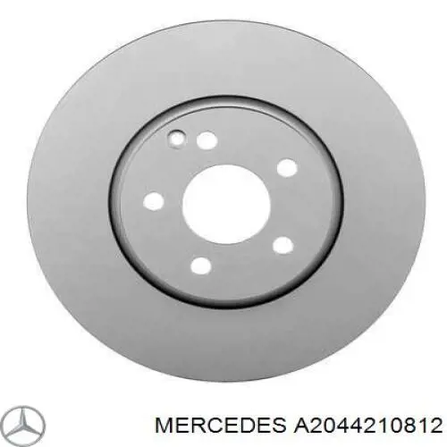 Гальмівні диски передні A2044210812 Mercedes