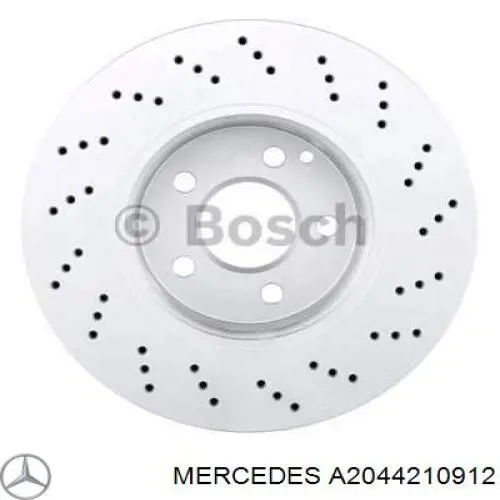 Диск гальмівний передній Mercedes A2044210912