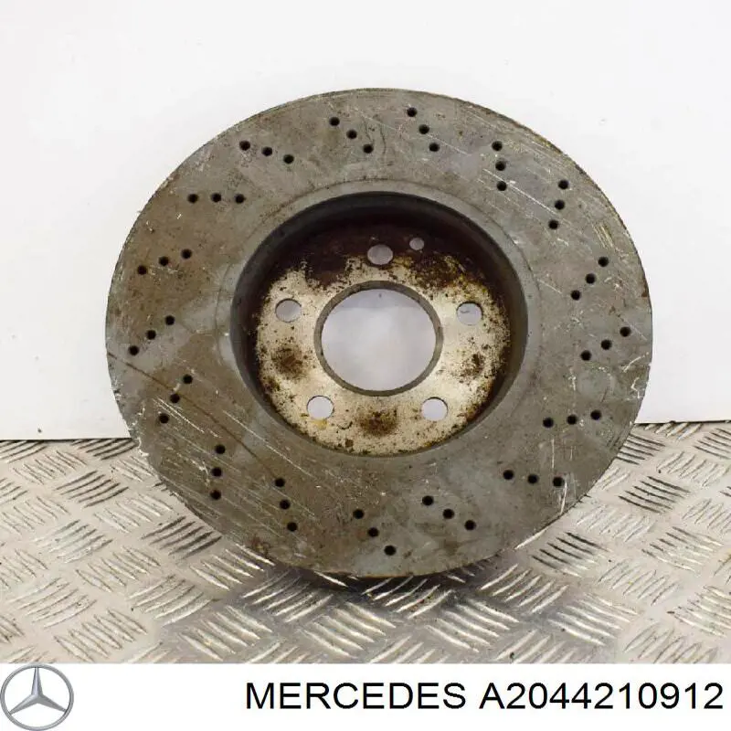 A2044210912 Mercedes Гальмо дискове переднє
