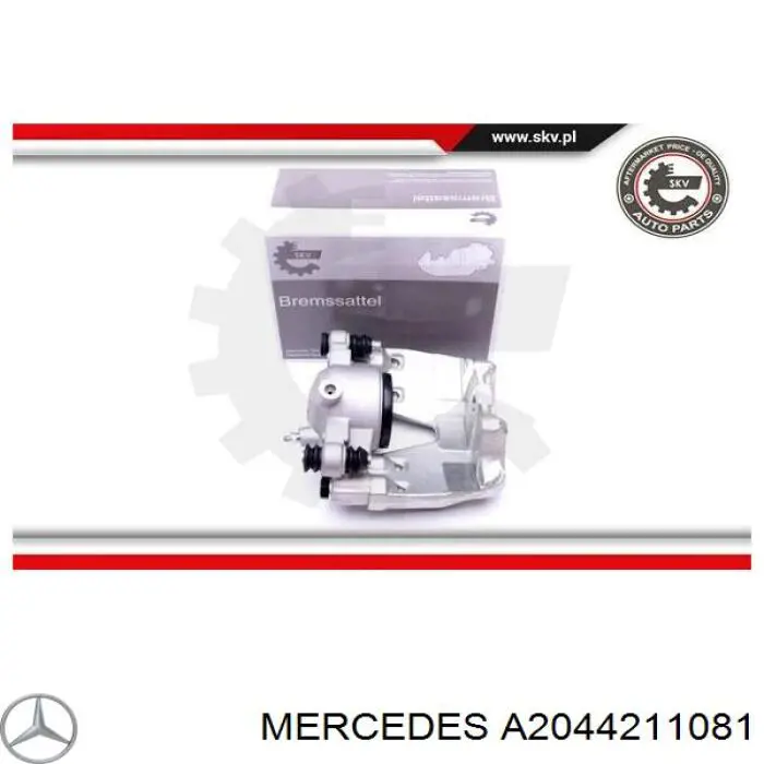 A2044211081 Mercedes Супорт гальмівний передній правий