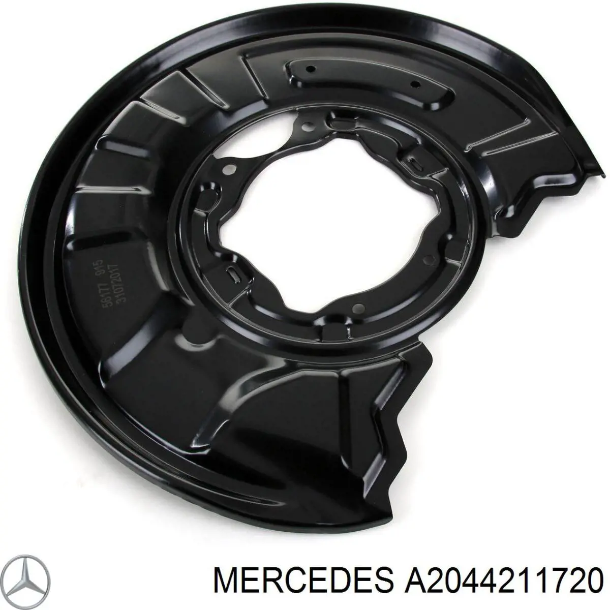Купити A2044211720 Mercedes Захист гальмівного диска заднього, лівого