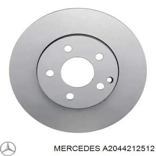 A2044212512 Mercedes Гальмо дискове переднє