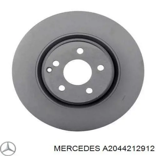 A2044212912 Mercedes диск гальмівний передній