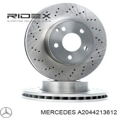A2044213612 Mercedes Гальмо дискове переднє
