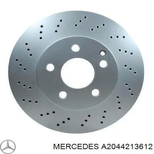 Диск гальмівний передній Mercedes A2044213612