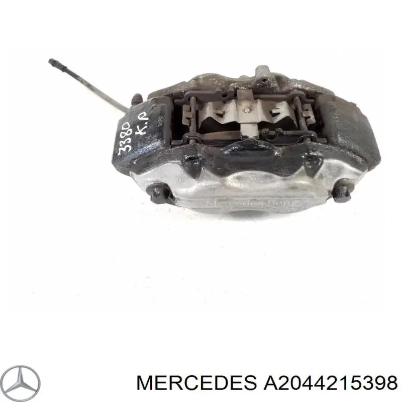 A2044215398 Mercedes Супорт гальмівний, передній, лівий