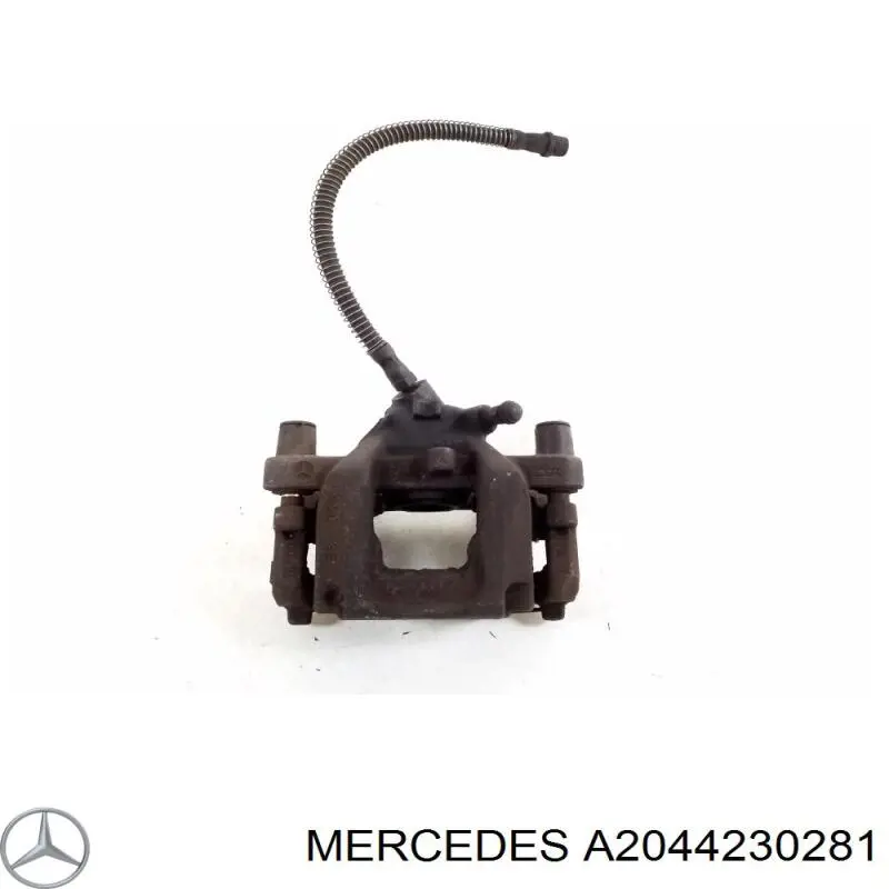 A2044230281 Mercedes супорт гальмівний задній правий