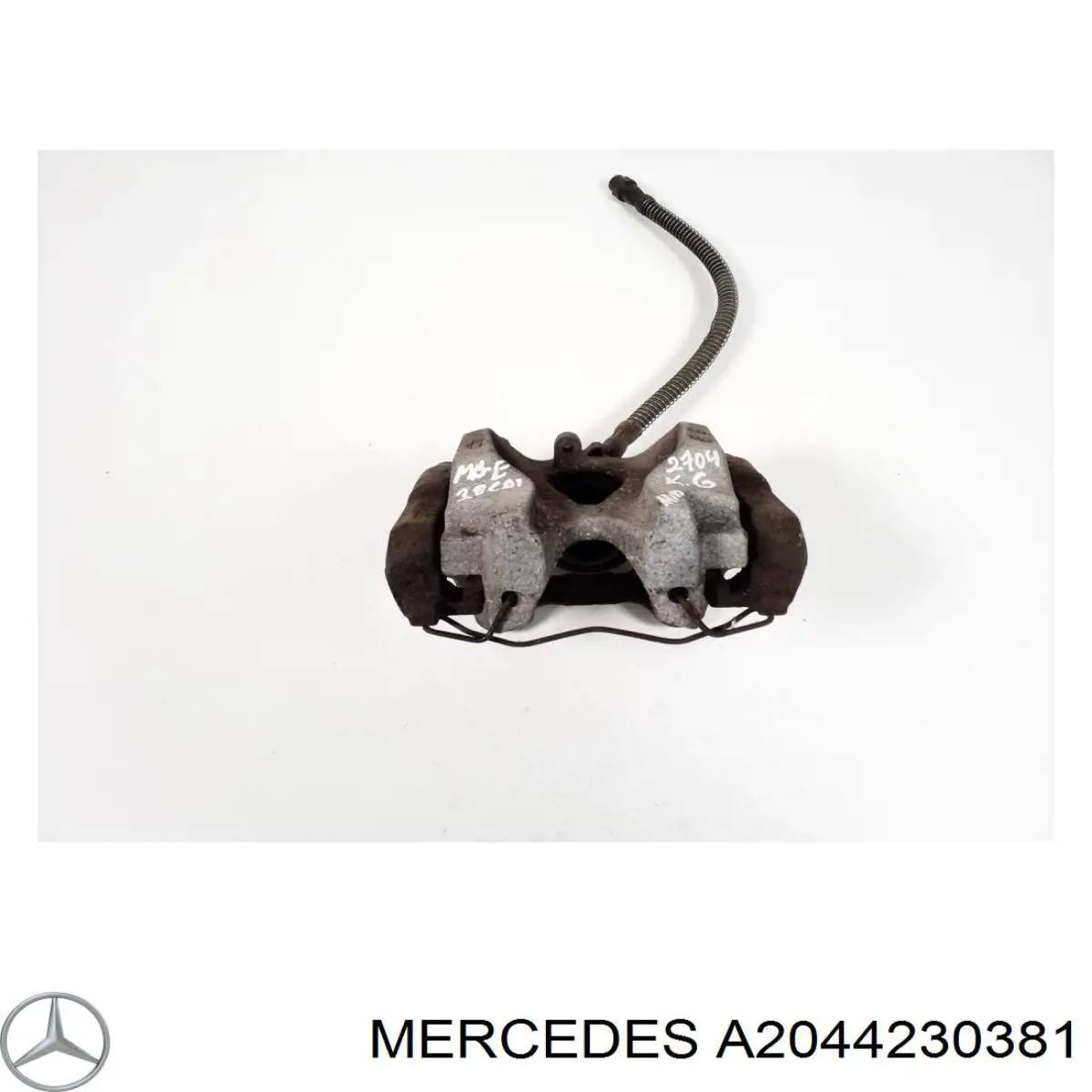 2044230381 Mercedes супорт гальмівний задній лівий