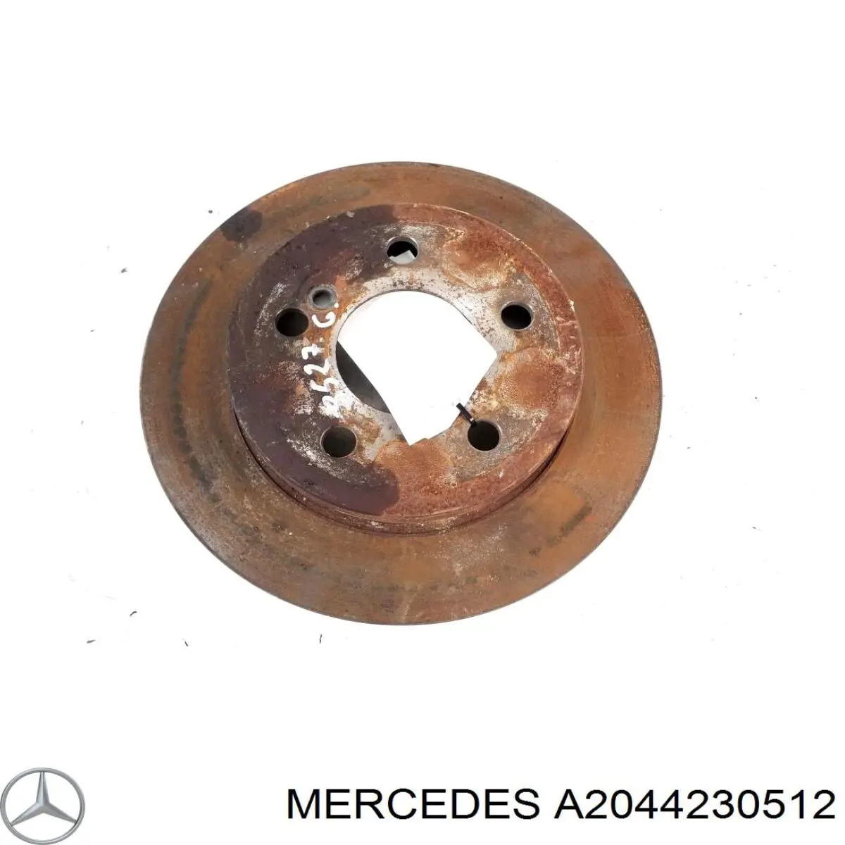 Купити A2044230512 Mercedes Диск заднього гальма