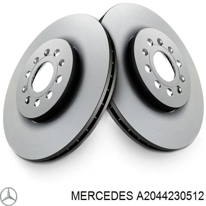 Задні дискові гальма Mercedes A2044230512 ціна, від 36.94 USD