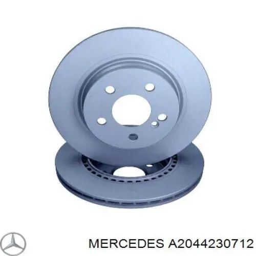 Гальмівні диски A2044230712 Mercedes