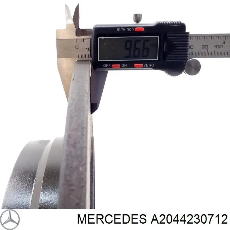 Купити A2044230712 Mercedes Диск заднього гальма
