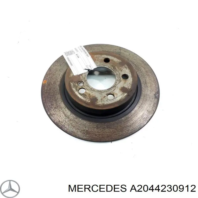 Купити A2044230912 Mercedes Диск заднього гальма