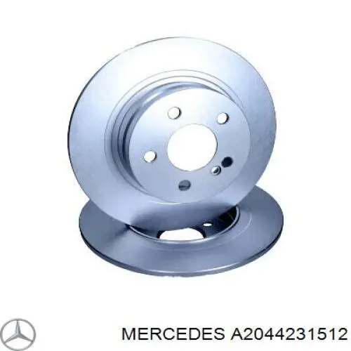 Гальмівні диски A2044231512 Mercedes