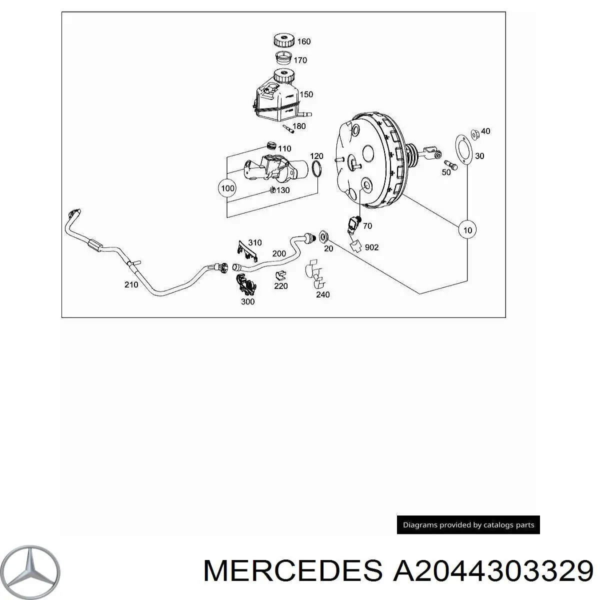 Купити A2044303329 Mercedes 