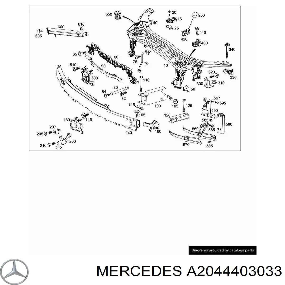 A2044403033 Mercedes 