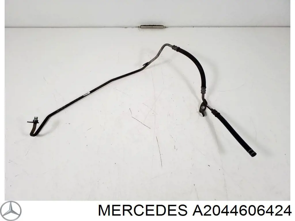 Купити A2044606424 Mercedes Шланг ГПК, низького тиску, від рейки/механізму до радіатора