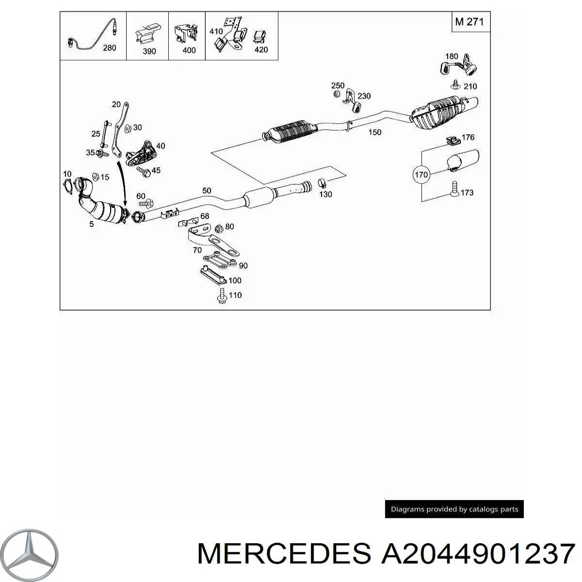  A2044901237 Mercedes