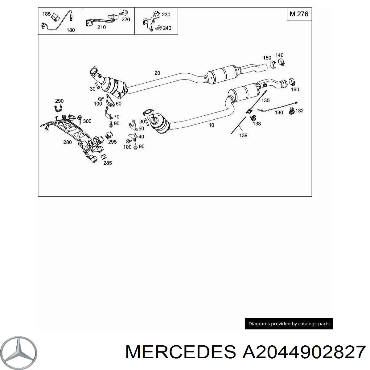 A2044902827 Mercedes 
