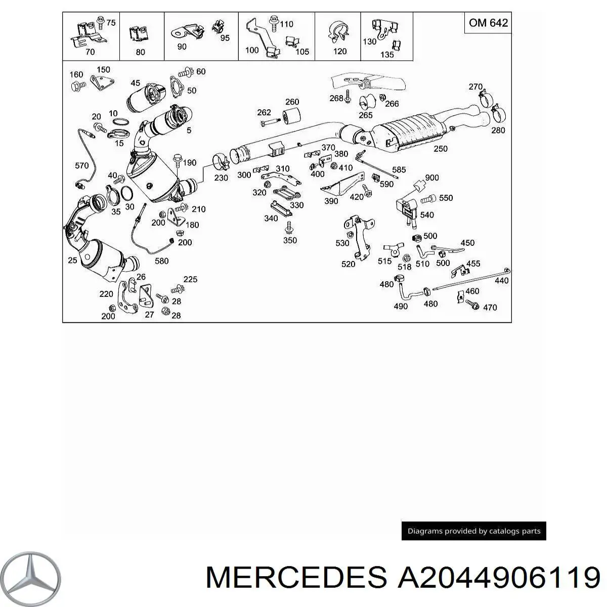 A2044900020 Mercedes 