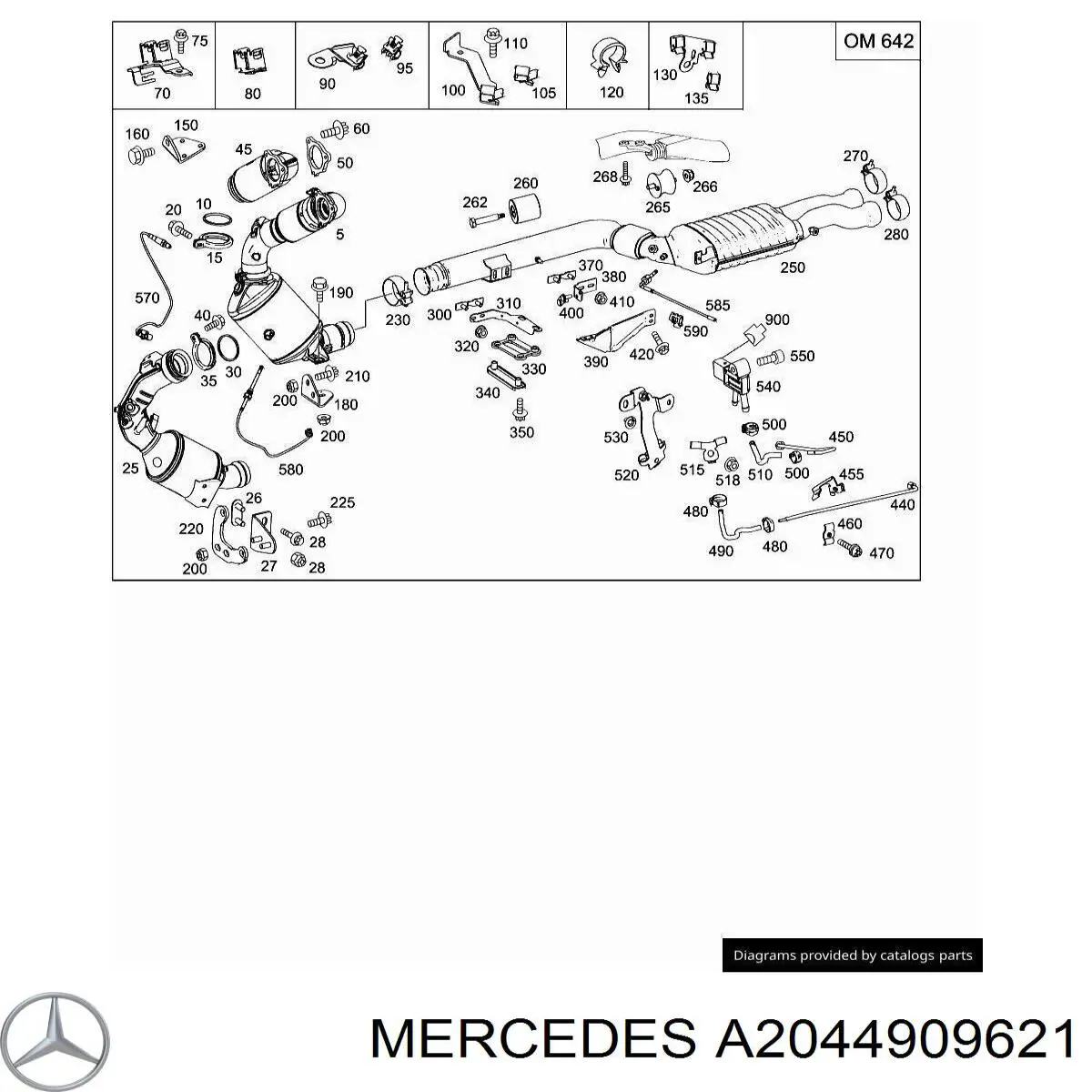 A2044909621 Mercedes 