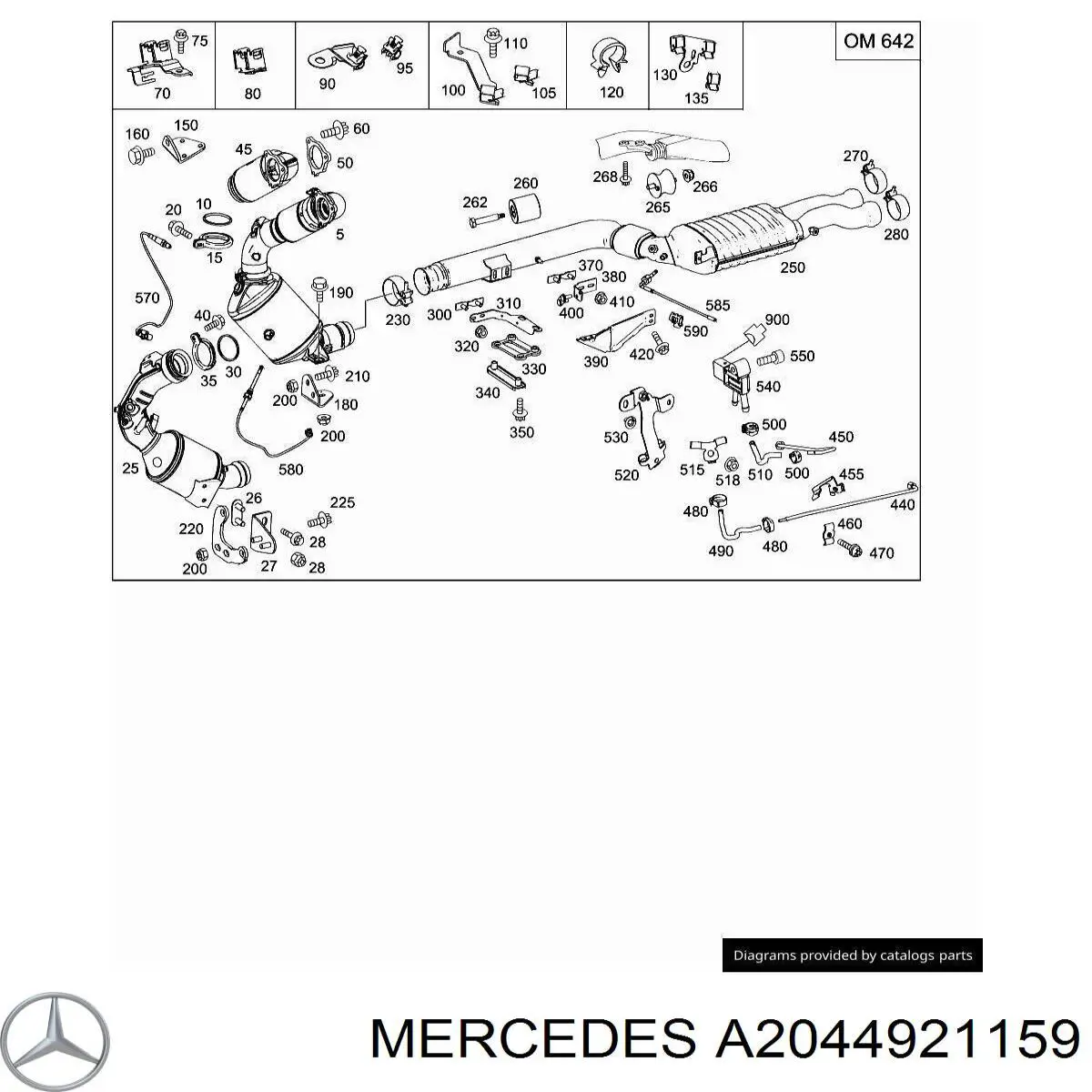  Mercedes A2044921159 ціна, від 8.47 USD
