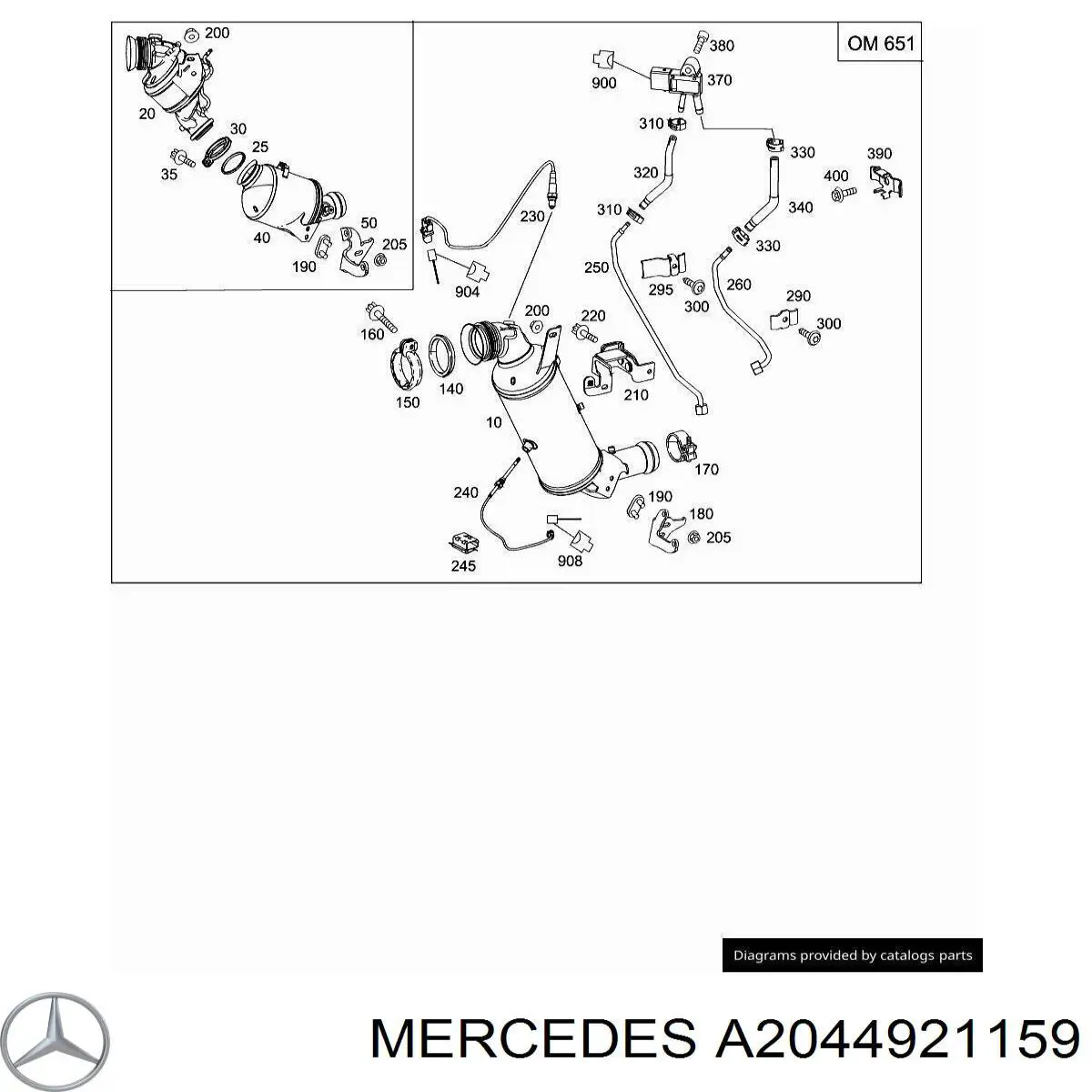 A2044921159 Mercedes 