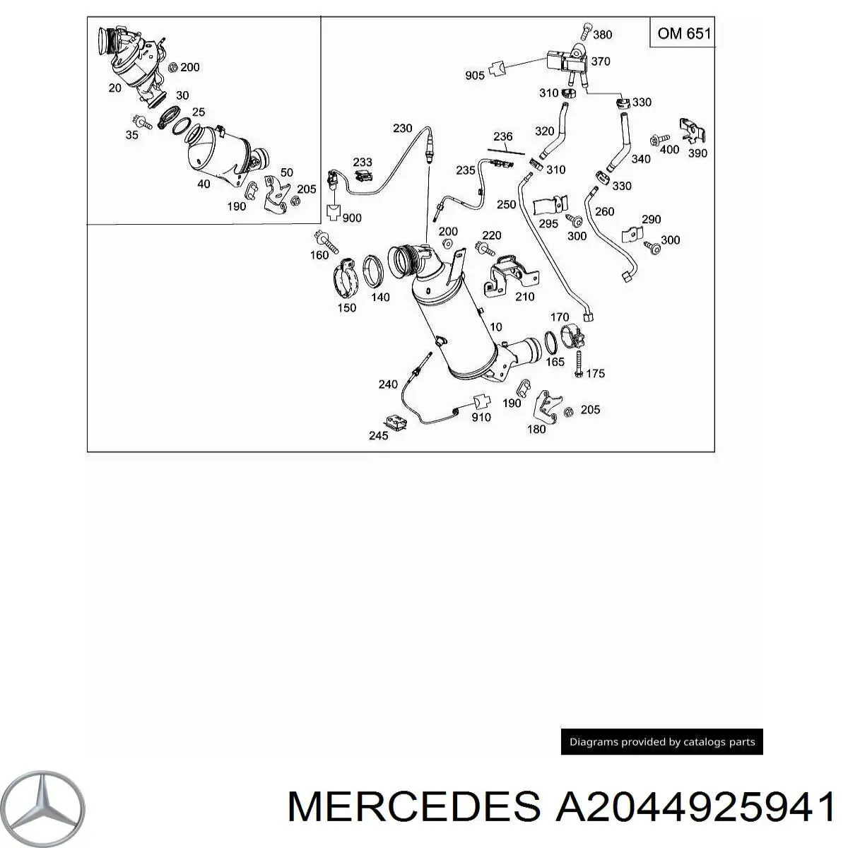 A2044925941 Mercedes 