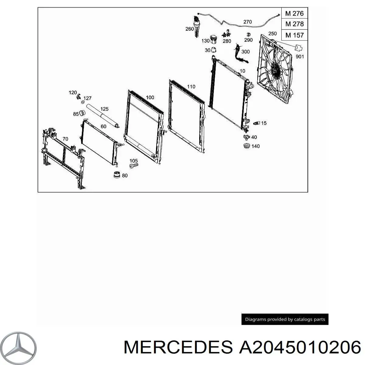  Mercedes A2045010206 ціна, від 19.00 USD