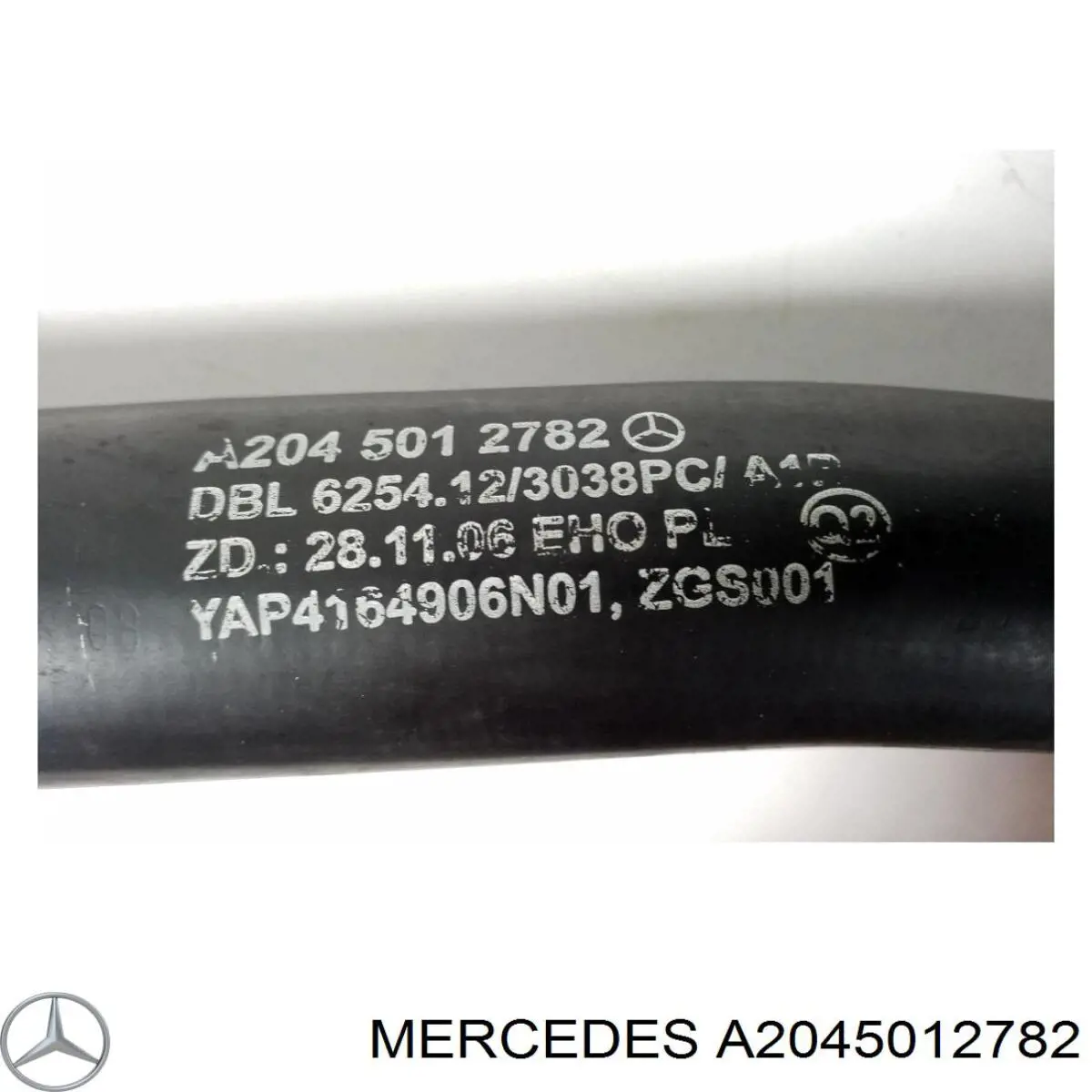 Шланг/патрубок радіатора охолодження, верхній Mercedes A2045012782 ціна, від 23.46 USD