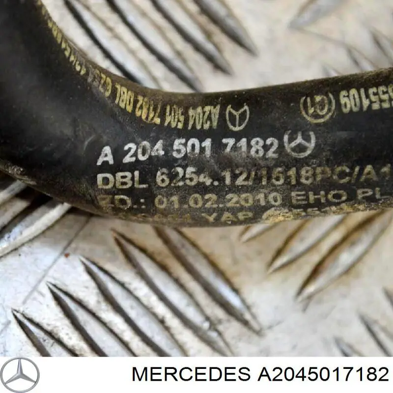 Купити A2045017182 Mercedes Шланг розширювального бачка, нижній