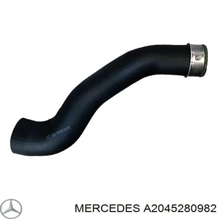 A2045280982 Mercedes шланг/патрубок інтеркулера, лівий