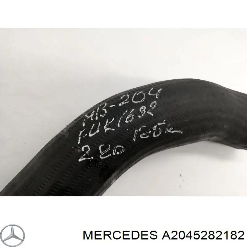 A2045282182 Mercedes шланг/патрубок інтеркулера, лівий