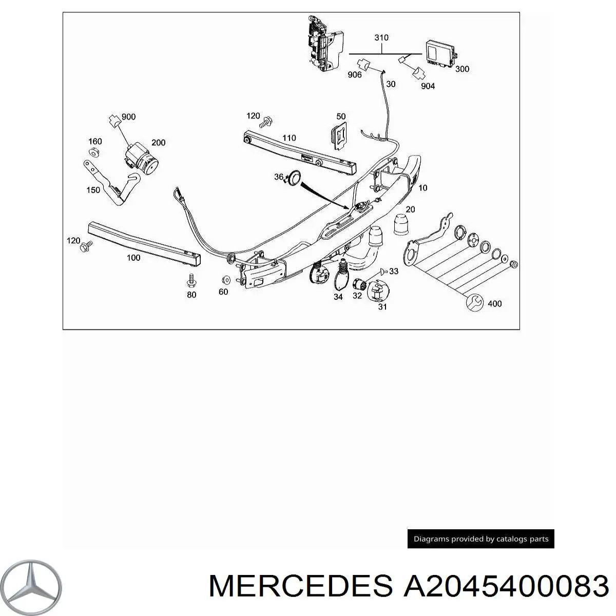 A2045400083 Mercedes 