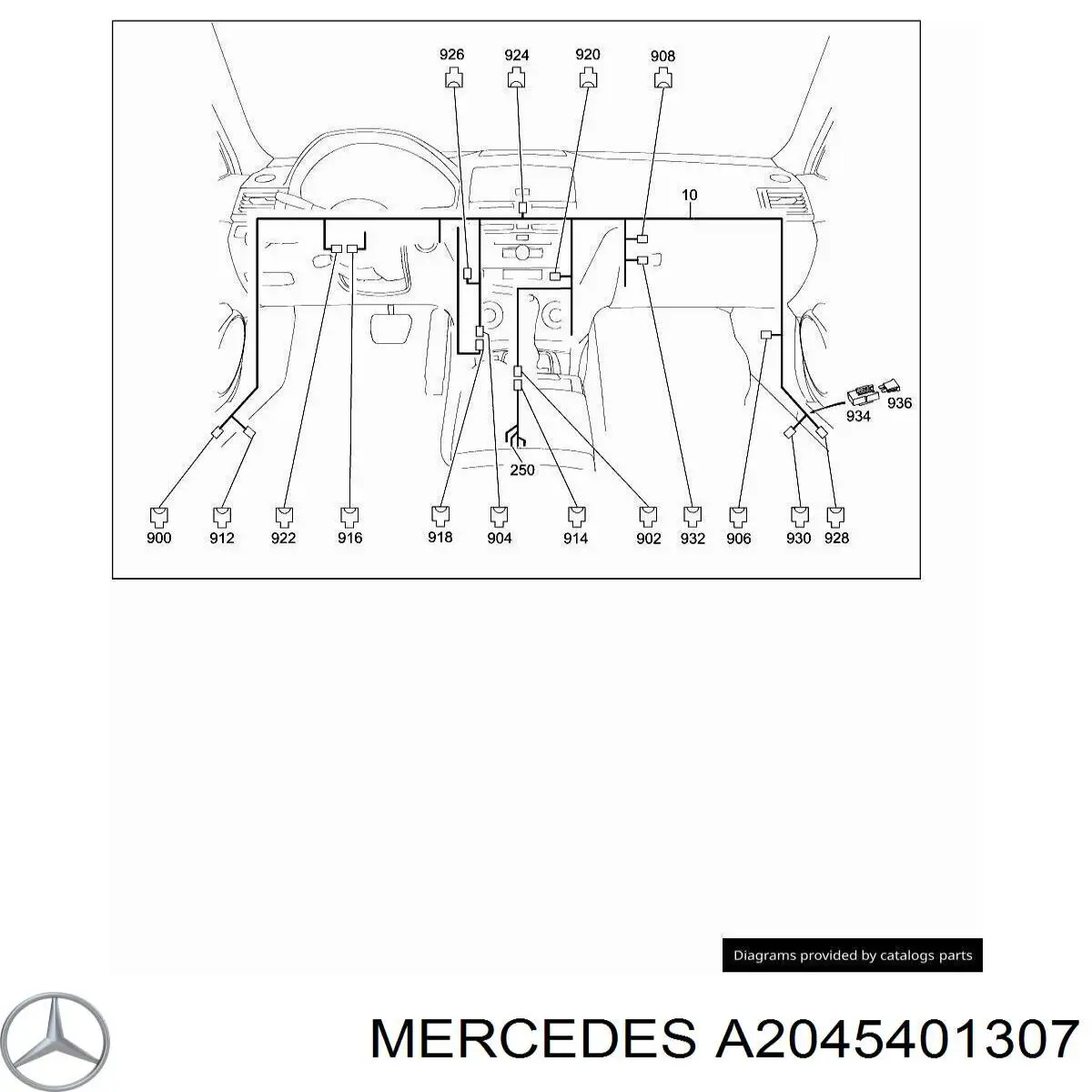  Mercedes A2045401307 ціна, від 10.24 USD