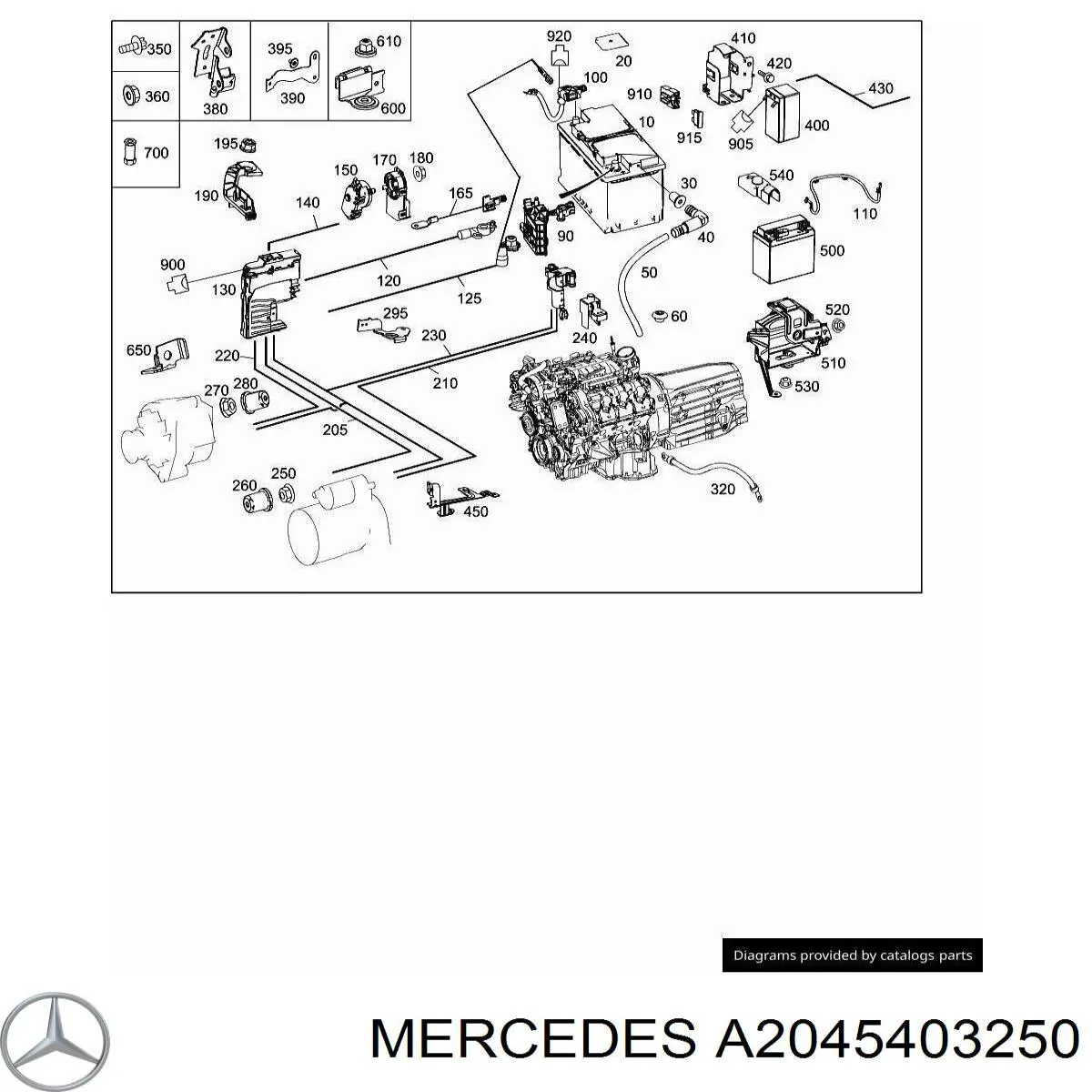  A2045403250 Mercedes