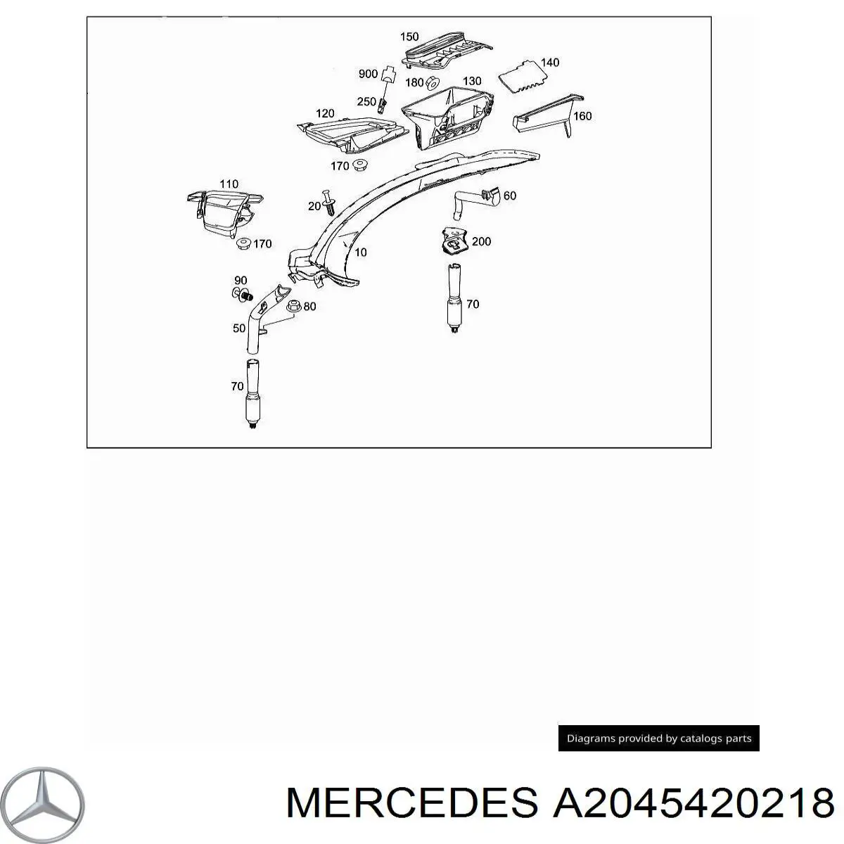 Купити A2045420218 Mercedes Датчик забруднення повітря