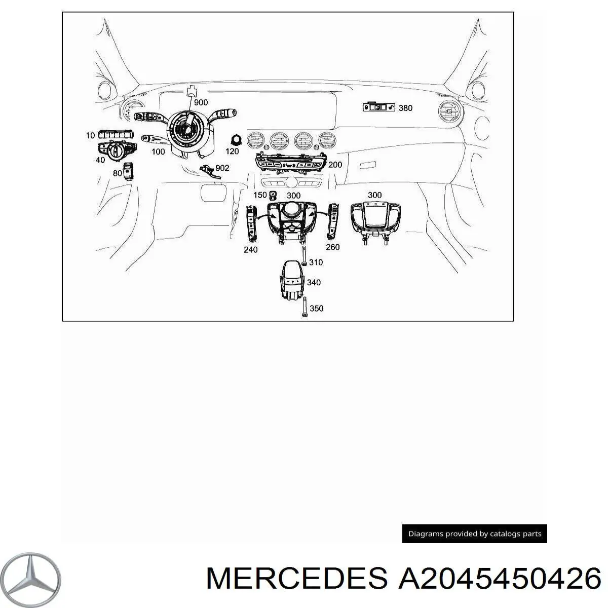 A2045450426 Mercedes 