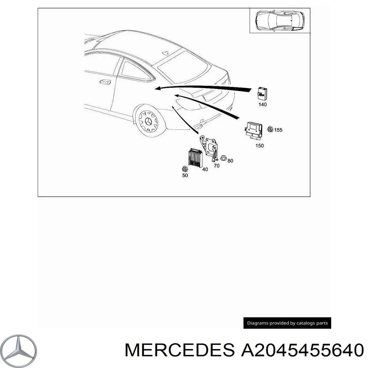  A2045455640 Mercedes