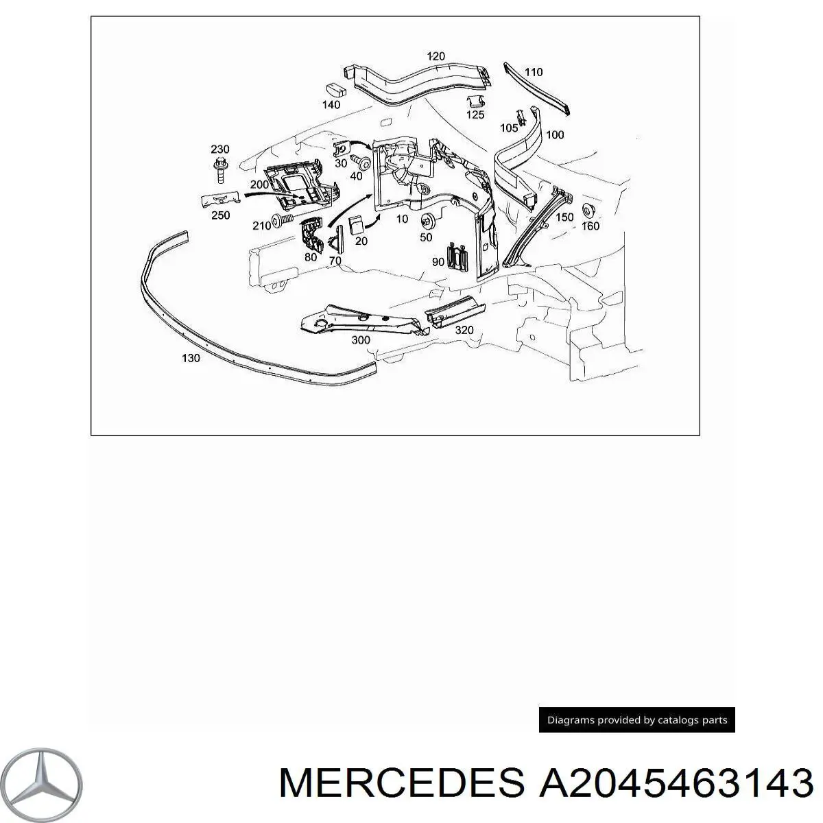 A2045463143 Mercedes 