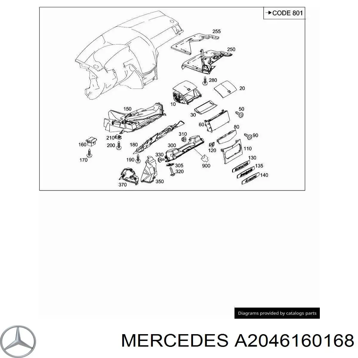 A2046160168 Mercedes 