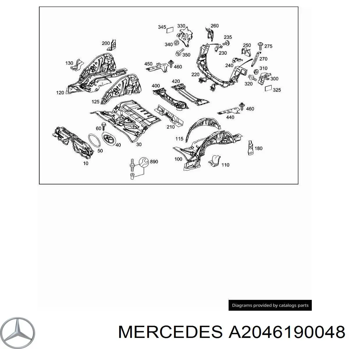 A2046190048 Mercedes 