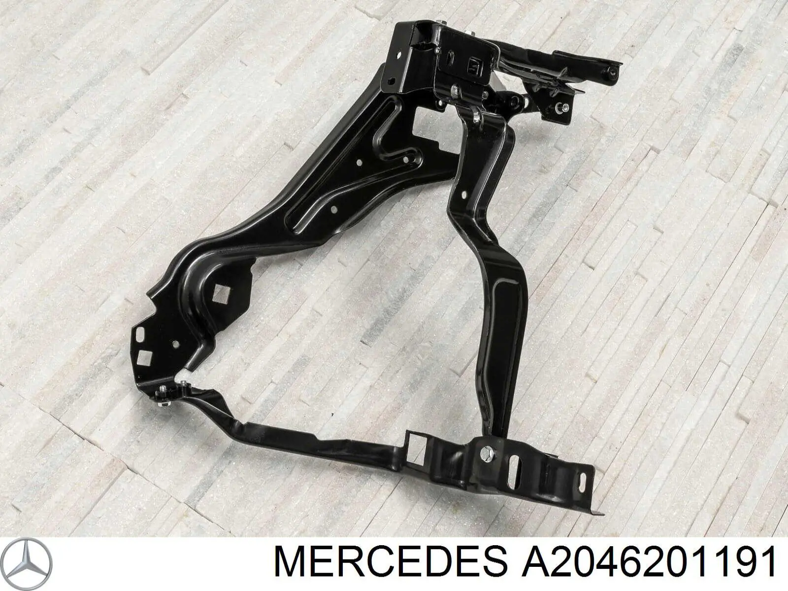 A2046201191 Mercedes супорт радіатора лівий/монтажна панель кріплення фар
