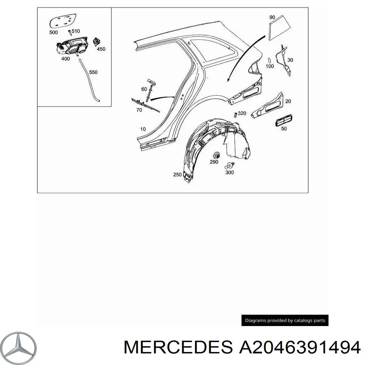 A2046391494 Mercedes 