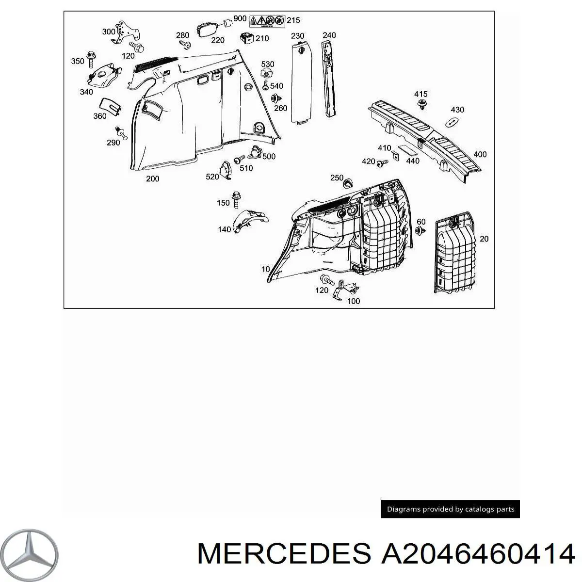A2046460414 Mercedes 