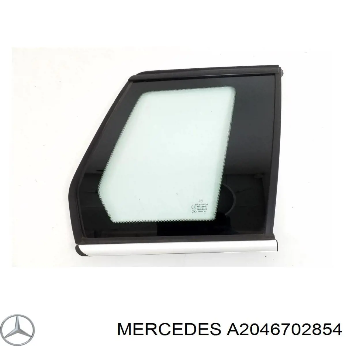 Скло кузова/багажного відсіку, праве Mercedes A2046702854 ціна, від 191.68 USD