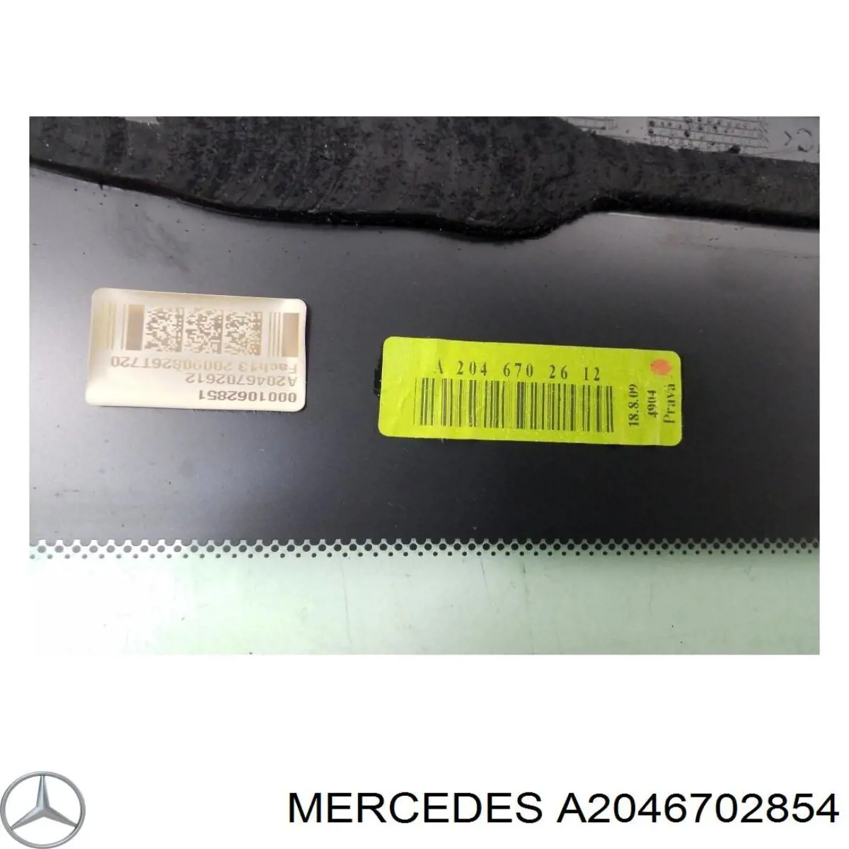 Купити A2046702854 Mercedes Скло багажного відсіку, праве