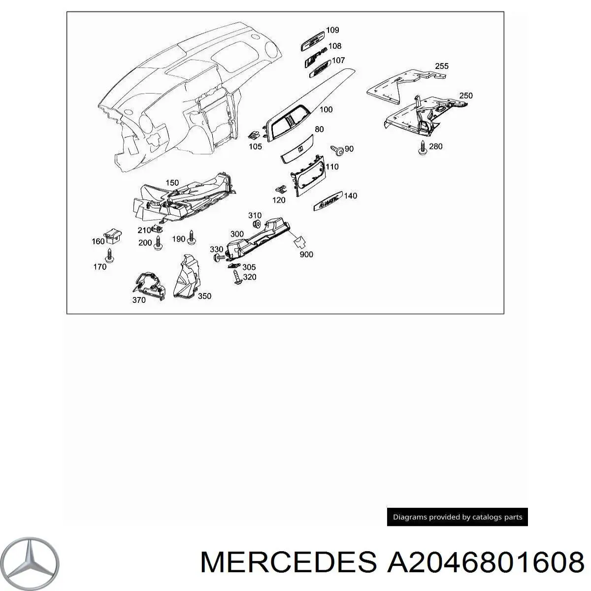 A2046801608 Mercedes 