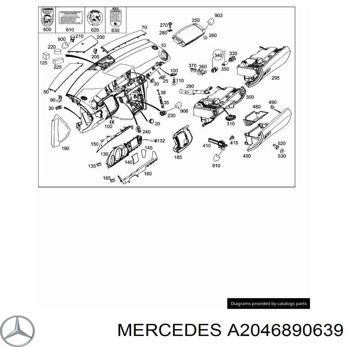 A2046890639 Mercedes 