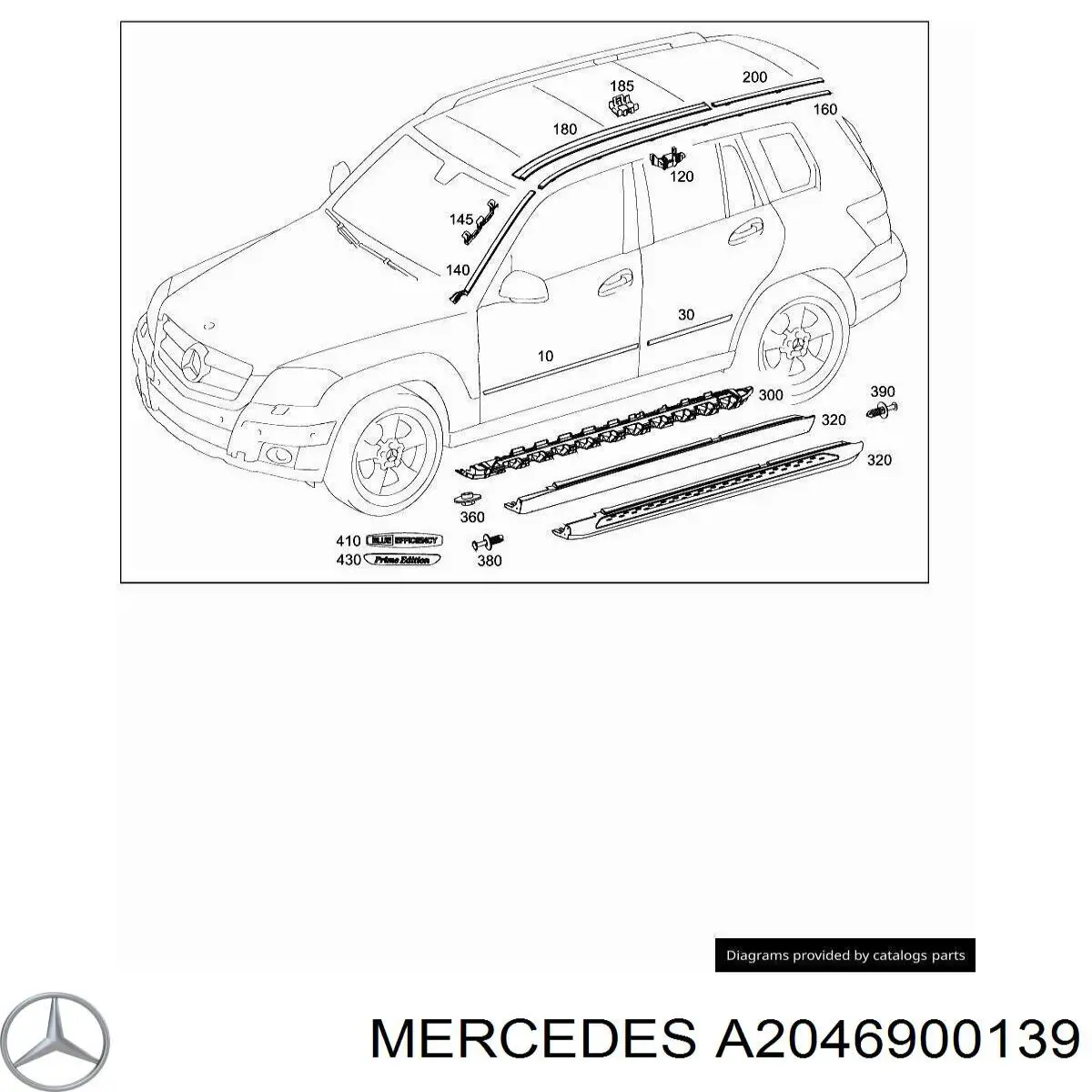 A2046900139 Mercedes 